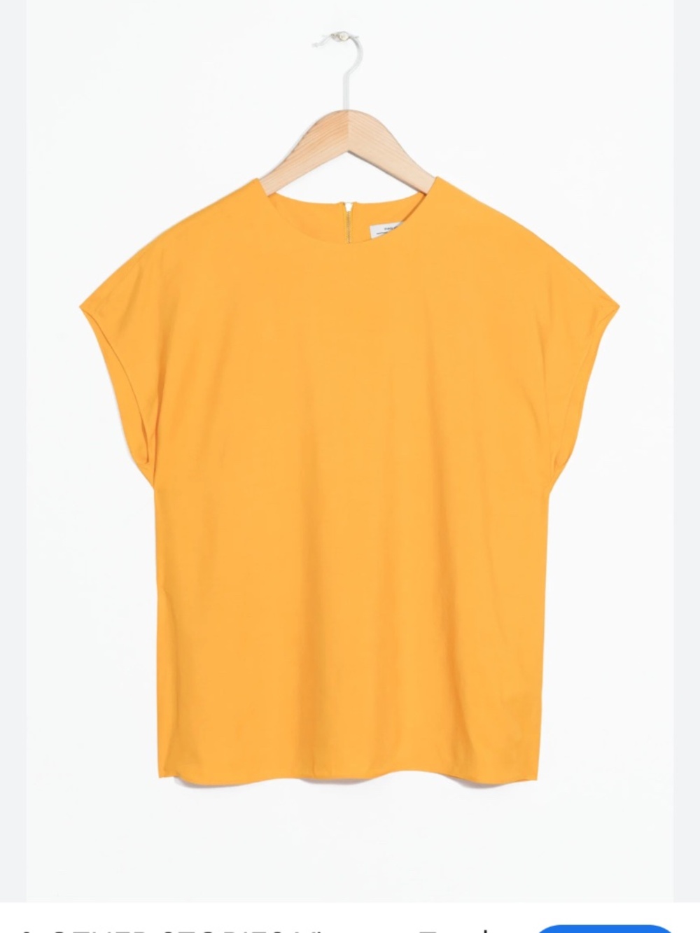 & Other Stories Yellow Top